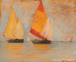Yawls in de lagune Yawls in de lagune