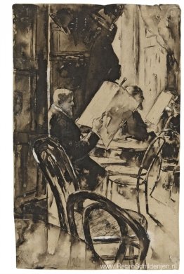 In café Bauer In café Bauer