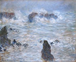 Storm, voor de kust van Belle-Ile Storm, voor de kust van Belle-Ile