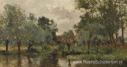 De dorpsvijver De dorpsvijver