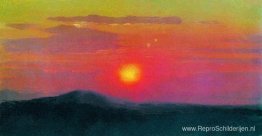 Rode zonsondergang Rode zonsondergang