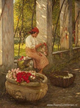 Een Ligurisch bloemenmeisje Een Ligurisch bloemenmeisje