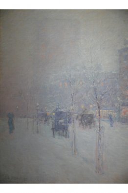 New York, late namiddag, winter New York, late namiddag, winter