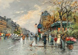 Rue Lafayette en Square Montholon Rue Lafayette en Square Montholon