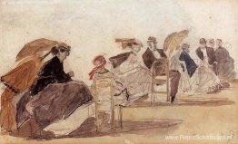 Het strand van Trouville Het strand van Trouville