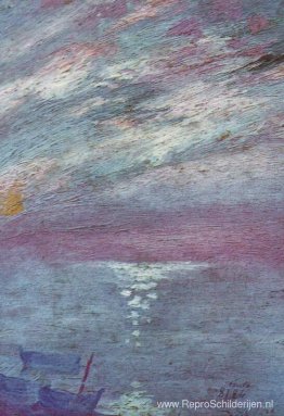 Maanlicht boven de baai bij, Cadaques Maanlicht boven de baai bij, Cadaques