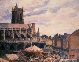 De beurs bij de kerk van Saint Jacques, Dieppe De beurs bij de kerk van Saint Jacques, Dieppe