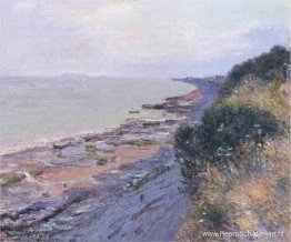 Kliffen bij Penarth, avond, eb Kliffen bij Penarth, avond, eb
