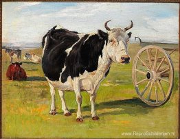 Een zwart-witte koe Een zwart-witte koe