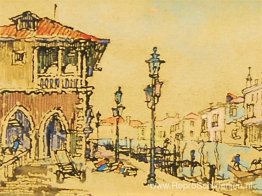 Scène van Venetië Scène van Venetië