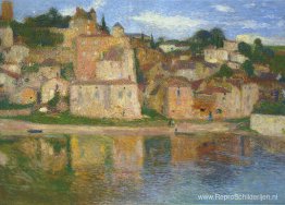 Uitzicht op Puy l'Eveque Uitzicht op Puy l'Eveque