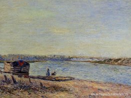 De heuvels van Veneux, gezien vanaf Saint Mammes De heuvels van Veneux, gezien vanaf Saint Mammes