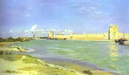 Winkelcentrum van Aigues-Mortes Winkelcentrum van Aigues-Mortes