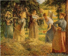 Oogst in Eragny Oogst in Eragny