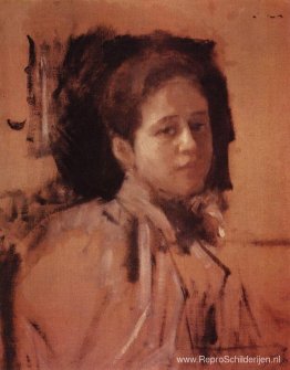 Portret van Liudmila Mamontova Portret van Liudmila Mamontova