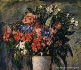 Pot met bloemen Pot met bloemen