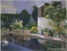 Reservoir bij het Alcazin Sevilla Reservoir bij het Alcazin Sevilla