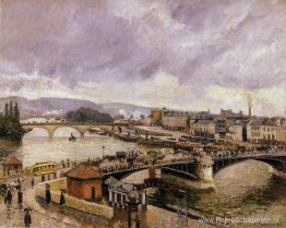 De Pont Boieldieu, Rouen, regeneffect De Pont Boieldieu, Rouen, regeneffect