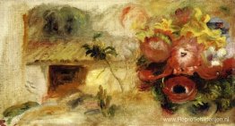 Klein huis, boterbloemen en diverse bloemen (studie) Klein huis, boterbloemen en diverse bloemen (studie)