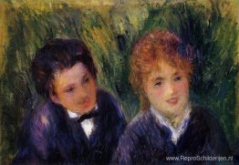 Jonge man en jonge vrouw Jonge man en jonge vrouw