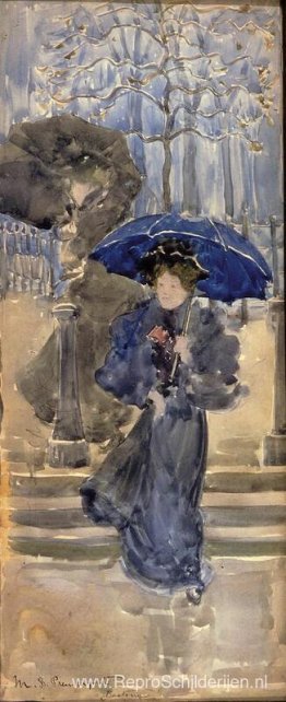 Dames in de regen Dames in de regen