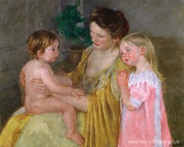 Moeder en twee kinderen Moeder en twee kinderen