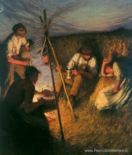 Het oogstersmaal Het oogstersmaal