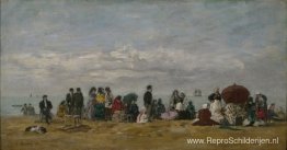 Het strand van Trouville Het strand van Trouville