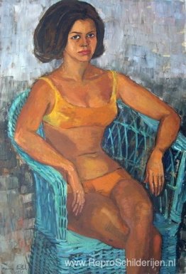 Portret van een Amerikaanse vrouw Portret van een Amerikaanse vrouw