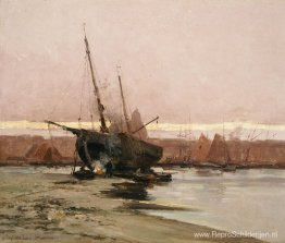 Boot op het strand Boot op het strand