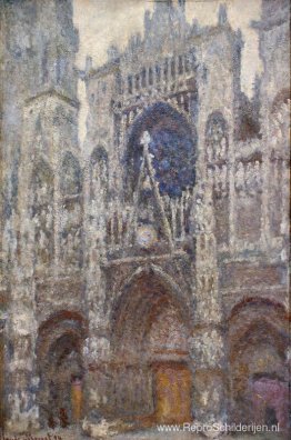 Kathedraal van Rouen, grijs weer Kathedraal van Rouen, grijs weer