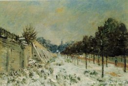 Sneeuw bij Marly le Roi Sneeuw bij Marly le Roi