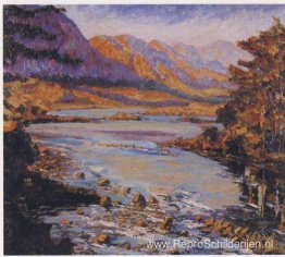 In de buurt van Lochmore op het Schotse landgoed van de hertog v In de buurt van Lochmore op het Schotse landgoed van de hertog v