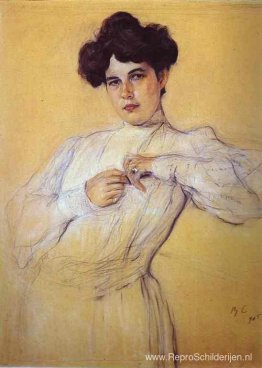 Portret van Maria Botkina Portret van Maria Botkina