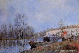 Oevers van de Loing richting Moret Oevers van de Loing richting Moret
