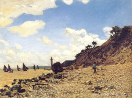 Het strand van Honfleux Het strand van Honfleux
