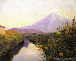 Fuji vanaf het kanaal, Iwabuchi Fuji vanaf het kanaal, Iwabuchi