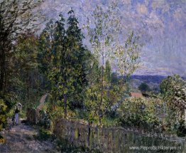 De weg in het bos De weg in het bos