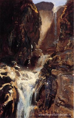 Een waterval Een waterval