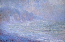 Kliffen bij Pourville, regen Kliffen bij Pourville, regen