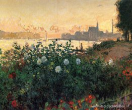 Argenteuil, Bloemen aan de rivieroever Argenteuil, Bloemen aan de rivieroever