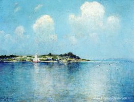 Op Long Island Sound nabij Shelter Island Op Long Island Sound nabij Shelter Island