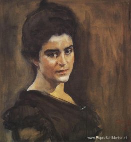 Portret van Sophia Dragomirova-Lukomskaja Portret van Sophia Dragomirova-Lukomskaja