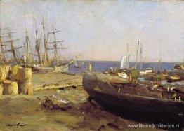 Vissersvaartuigen in Archangelsk Vissersvaartuigen in Archangelsk