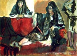 Spaanse vrouwen in het interieur Spaanse vrouwen in het interieur