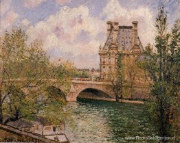 Het Pavillion de Flore en de Pont Royal Het Pavillion de Flore en de Pont Royal