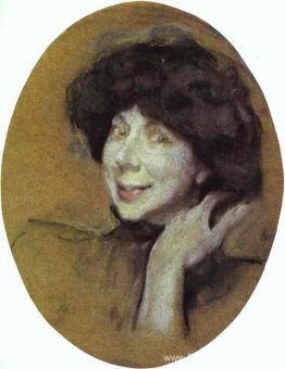 Portret van Anna Benois Portret van Anna Benois
