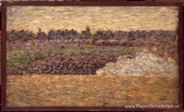 Landschap bij Grandcamp Landschap bij Grandcamp