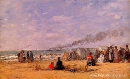 Het strand van Trouville Het strand van Trouville