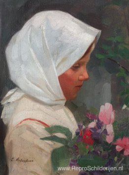 Meisje Met Bloemen Meisje Met Bloemen